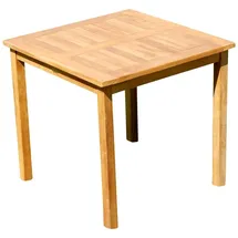 aleos JAV-ALPEN Gartentisch 80 x 80 x 75 cm Braun