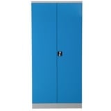 PROREGAL Stahlschrank Bee | HxBxT 195x92x50 cm | Grau-Lichtbau