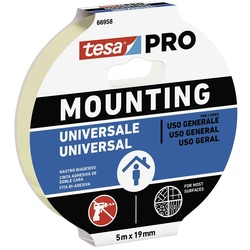 Montage Pro Universal Doppelseitiges Klebeband. 5M X 19Mm 66958 TESA