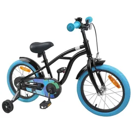 vidaXL Kinderfahrrad 16 Zoll schwarz