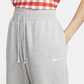 Nike Sportswear Phoenix Fleece Oversize-Trainingshose mit hohem Taillenbund für Damen - Grau, M (EU 40-42)