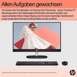 HP All-in-One PC 24-cr0401ng AMD Ryzen 5 7520U 8 GB RAM 512 GB SSD Win11 Home