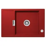 Schock Mono D-100XS Einbau reversibel rouge inkl. Schneidebrett (MOND100XSAROU1)