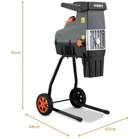FUXTEC Elektro Gartenhäcksler FX-EGH2800T