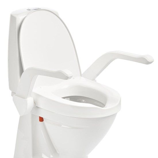 Etac - Toilettensitzerhöhung mit Armlehnen WC-Erhöhung Toilettenaufsatz My-Loo 10cm 1 St