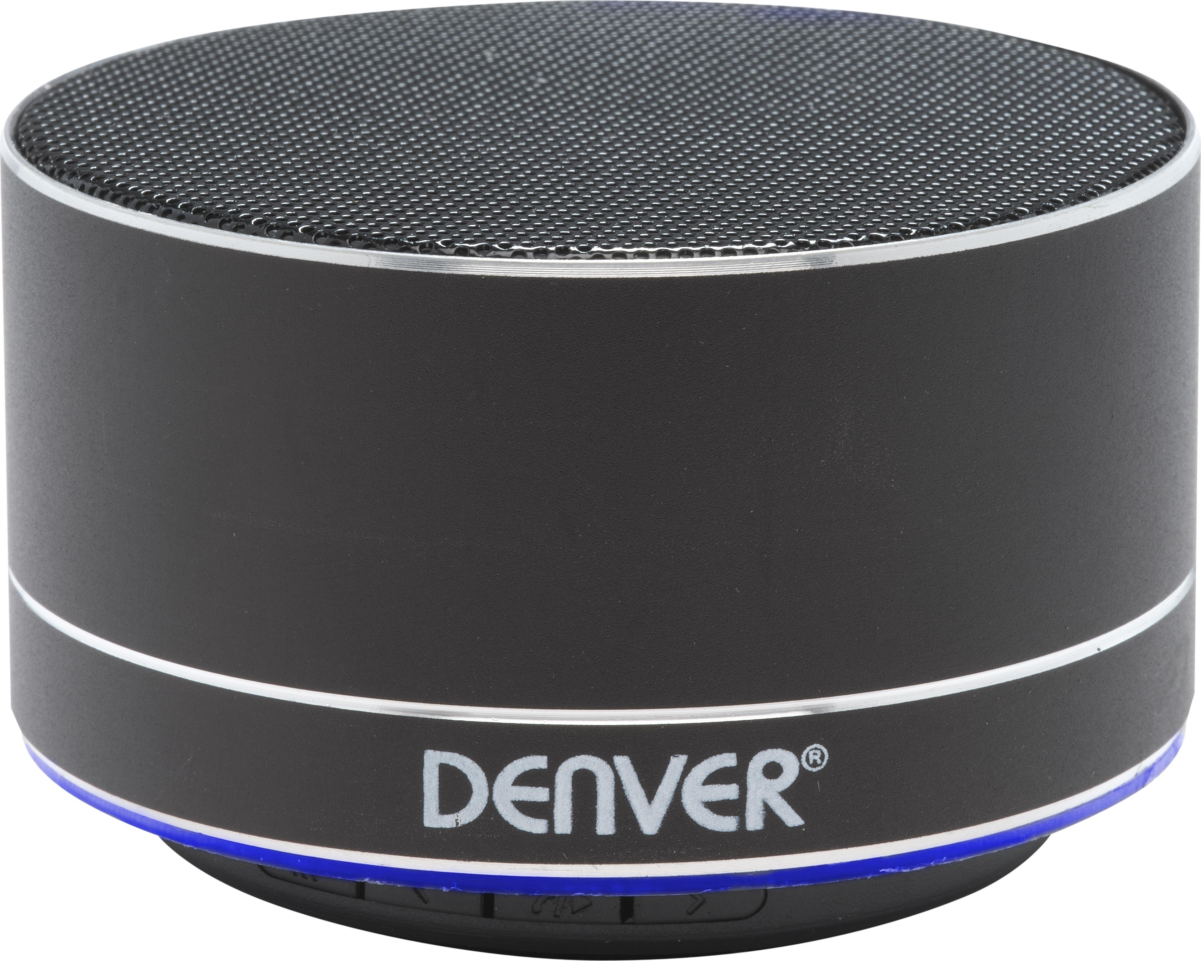 Denver Wireless Bluetooth Speakers Denver Electronics BTS-32 3W Black (3 h, Batteriebetrieb), Bluetooth Lautsprecher, Schwarz