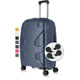 impackt IP1 4-Rollen Cabin 67 cm / 73 l blau