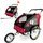 SAMAX 2in1 Jogger Silver Frame rot/schwarz