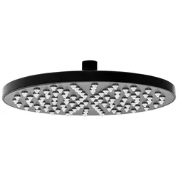 Regenduschkopf RIDDER "Ravenna", schwarz, B:25cm H:6,5cm T:25cm, Duschköpfe, mit Anti-Kalk-Noppen