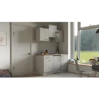 Flex-Well Küchenzeile Lund 150,5 cm grau