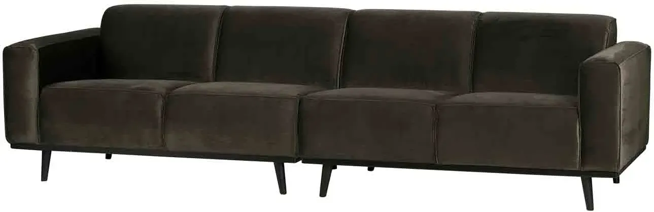 Bigsofa Statement Samt, modern, waldgrün, 280 cm breit, gemütliches Designerstück für Dein Wohnzimmer