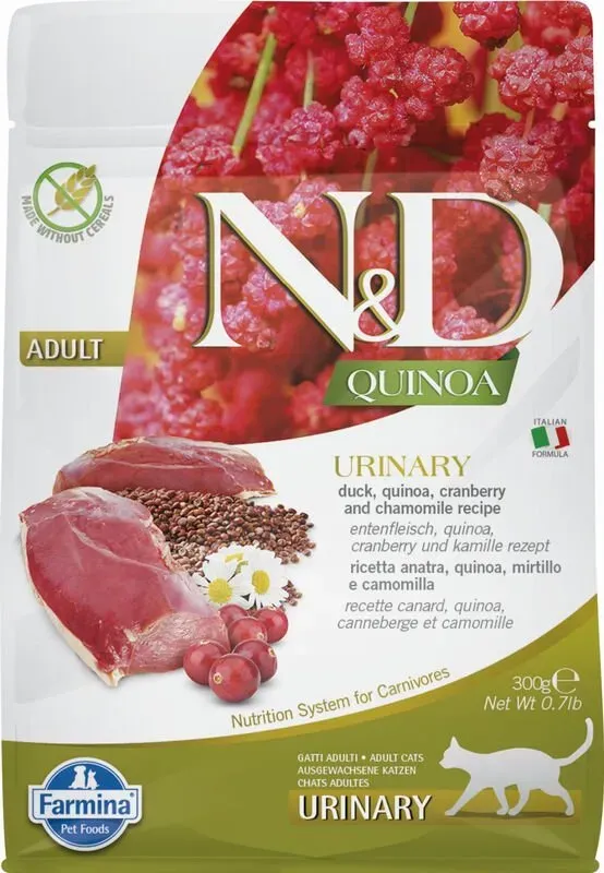 Farmina N&D Quinoa Katzenfutter Harnwegskare Duck 300 g