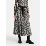 LIEBLINGSSTÜCK Midirock »RebiaL«, in Mesh-Optik Gr. 40, beige gemustert, , 95842633-40