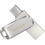 SanDisk Ultra Dual Drive Luxe USB Type-C and Type-A 1TB, up to 150MB/s, USB 3.1 Gen 1, All Metal, 2-in-1 Device