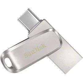 SanDisk Ultra Dual Drive Luxe USB Type-C and Type-A 1TB, up to 150MB/s, USB 3.1 Gen 1, All Metal, 2-in-1 Device
