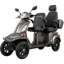 prestige home E-Seniorenmobil Vista Quarter-1L 1000 Watt 4-Rad Komfort Sitz Grau