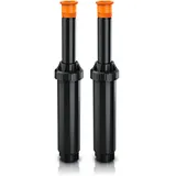 Brandson Versenkregner - Rasensprinkler - Gartensprinkler Bewässerungssystem versenkbar - für Flächen bis 25 m2 - mit Schmutzsieb - frostsicher -