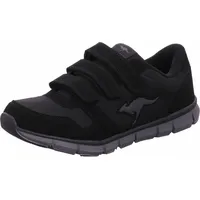 KangaROOS Damen K-bluerun 701 B Sneaker, Black Dark Grey 0522, 44 EU