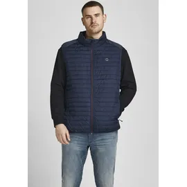Jack & Jones PlusSize Emulti Bodywarmer Collar Weste Navy Blazer 5XL