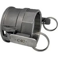TEGUMA Hebelarmk.Safe-Lock Kamlok Typ D VA (1.4408) 47,80mm 1
