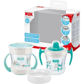 NUK Mini Cups Set Mint/Turquoise Tasse 3in1 6m+ Neutral 160 ml