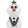 Paladone Squishy Glo Silikon-Leuchte Olaf 15 cm 0,5 W Multicolor