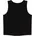 Mädchen Crop Tanktop Schwarz 116 EU