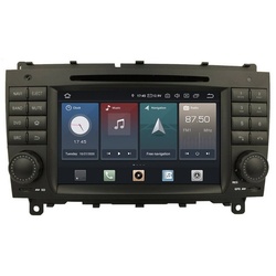 TAFFIO Für Mercedes CLK W209 7″ Touchscreen Android Autoradio DVD CarPlay Einbau-Navigationsgerät