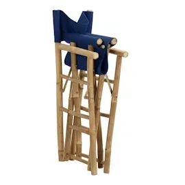 vidaXL Regiestuhl 2er Set Blau