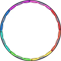Powerhoop Hula Hoop Reifen Deluxe 100 cm