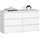 Milord Kommode CL100 100 x 57 x 35 cm Weiß