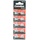 Maxell LR43, SR43W, VA12GA, 186, 84, LR1142 10er Set LR43 Knopfzelle 386