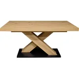 Mäusbacher Komfort 2.0 160 x 76 x 90 cm Asteiche/Schwarz