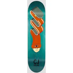 Toy Machine Collins Skate Beanie 8.0" Skateboard Deck various stains Gr. Uni