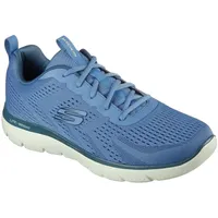 Skechers SUMMITS-TORRE Sneaker, Freizeitschuh, Trainingsschuh, Schnürschuh mit Memory Foam blau 39 EU