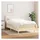 vidaXL Boxspringbett 100 x 200 cm Creme