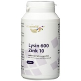 VITA-WORLD Lysin 600 mg plus Zink 10 mg Kapseln