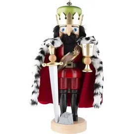 Christian Ulbricht Nussknacker König Arthur 40 cm braun
