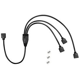 Inter-Tech RGB Verteiler, Y-Kabel, 3 fach, 12V, 48cm