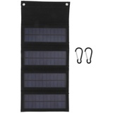 Tragbare 40W Solarladegeräte, 4 Fach Solarpanel Ladegerät Faltbares Monokristallines USB Solarpanel Ladegerät für Wandern, Camping, Rucksackreisen