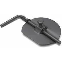 raik Drosselklappe Ofenrohr 150 mm Stahlblech grau