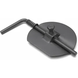 raik Drosselklappe Ofenrohr 150 mm Stahlblech grau