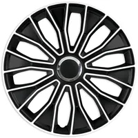 ZentimeX Z732625 Radkappen Radzierblenden universal 16 Zoll White Black