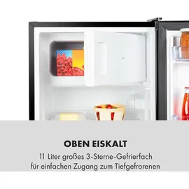 Klarstein Cool Cousin Kühlschrank (81 l, 830 mm hoch, Schwarz)