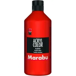 Marabu 120175006 Marabu-AcrylColor 006, 500 ml, zinnoberrot