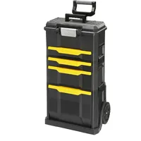 Stanley Werkzeugwagen Aluminium Kunststoff 48,8x86,6x34,8cm schwarz/gelb unbestückt