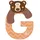 Sevi Holzbuchstabe G Grizzlybär