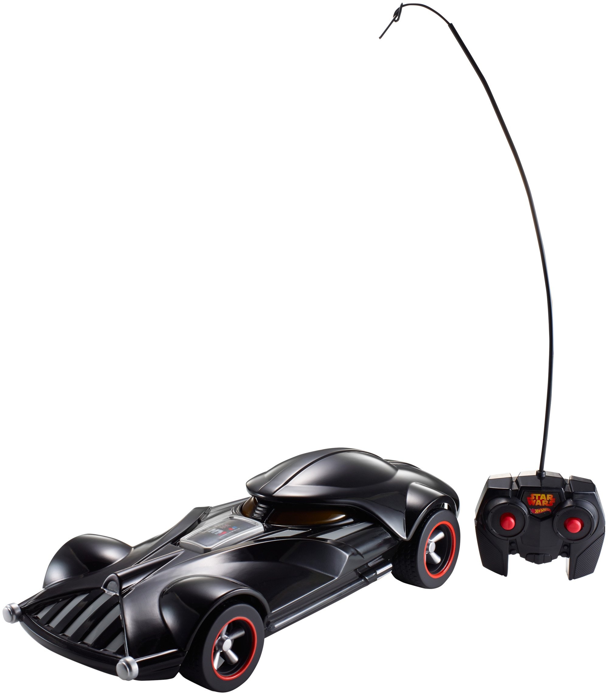 Hot Wheels FBW75 Star Wars Darth Vader RC Fahrzeug mit Lights und Sounds, Ferngesteuertes Auto mit Controller, Spielzeug ab 3 Jahren