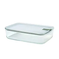 Mepal Frischhaltedose EASYCLIP, Transparent, Kunststoff, Glas, 2,25 l rechteckig,