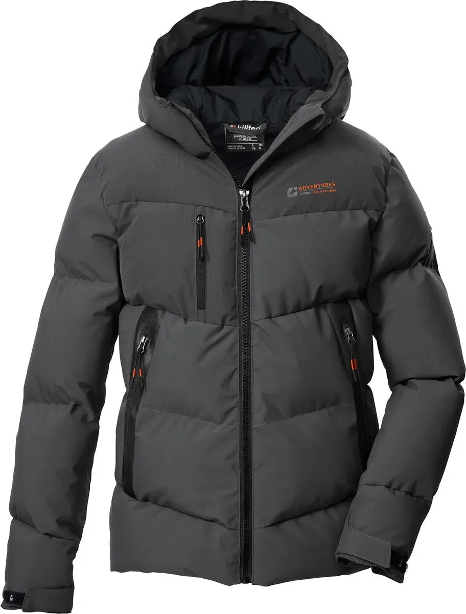 killtec KOW 230 Boys Quilted Jacket anthrazit (00203) 164